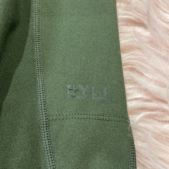 BYLT Premium Basics Essential Leggings in Dark Olive sz S - Picture 5 of 10